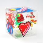 cheap gift packaging clear boxes with customized size supplies in China
