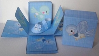 baby shoe paper box with clear window manufacture  in China