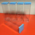 Extrusion Clear Plastic Square packaging tube with Lids plastic printing tube