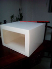 white paper folding up  cake box 12*42*12cm with clear PVC window 8*20cm