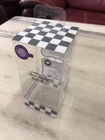 petal  top hexagonal clear  plastic  box folding up glue packaging box customized box manufacture