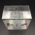 clear plastic boxes soft crease box folding up box crystal plastic box printing packaging box electronic pack box