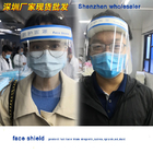 Shenzhen China  face protect wholesaler clear anti-fog face shield with stretch head band