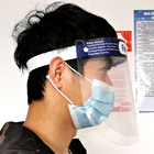 Shenzhen China  face protect wholesaler clear anti-fog face shield with stretch head band