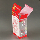 PVC gift packaging boxes clear favor box plastic folding up box