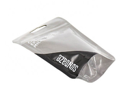 Factory printing zipper foil bag with hanging hole for electronics packaging