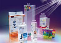 Plastic Soft clear box in Crease Line with Auto-Lock and printed customized size