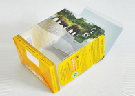 Plastic Soft clear box in Crease Line with Auto-Lock and printed customized size
