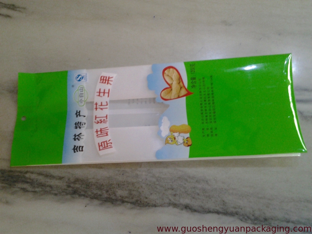 PE accordion pocket bag for food packaging