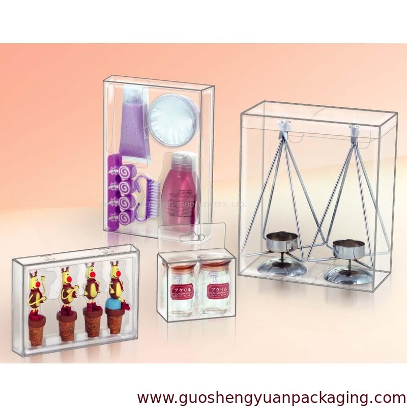 clear printing palstic box for cosmetics package,beautiful cylinder container,gift box