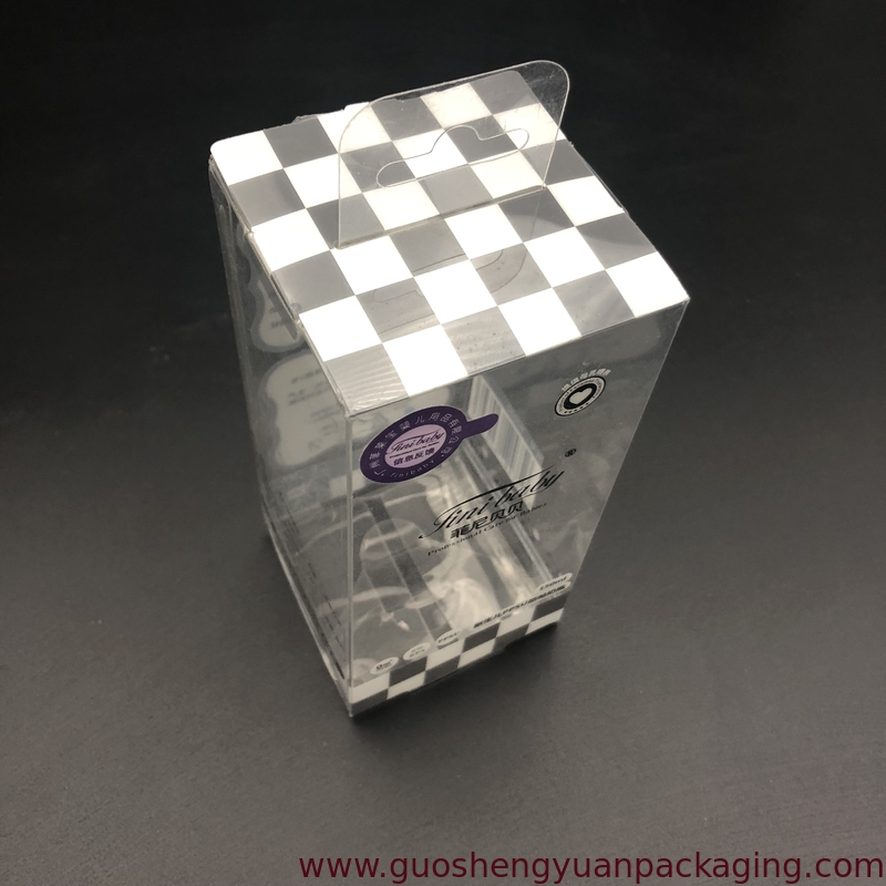 clear plastic boxes soft crease box folding up box crystal plastic box printing packaging box electronic pack box