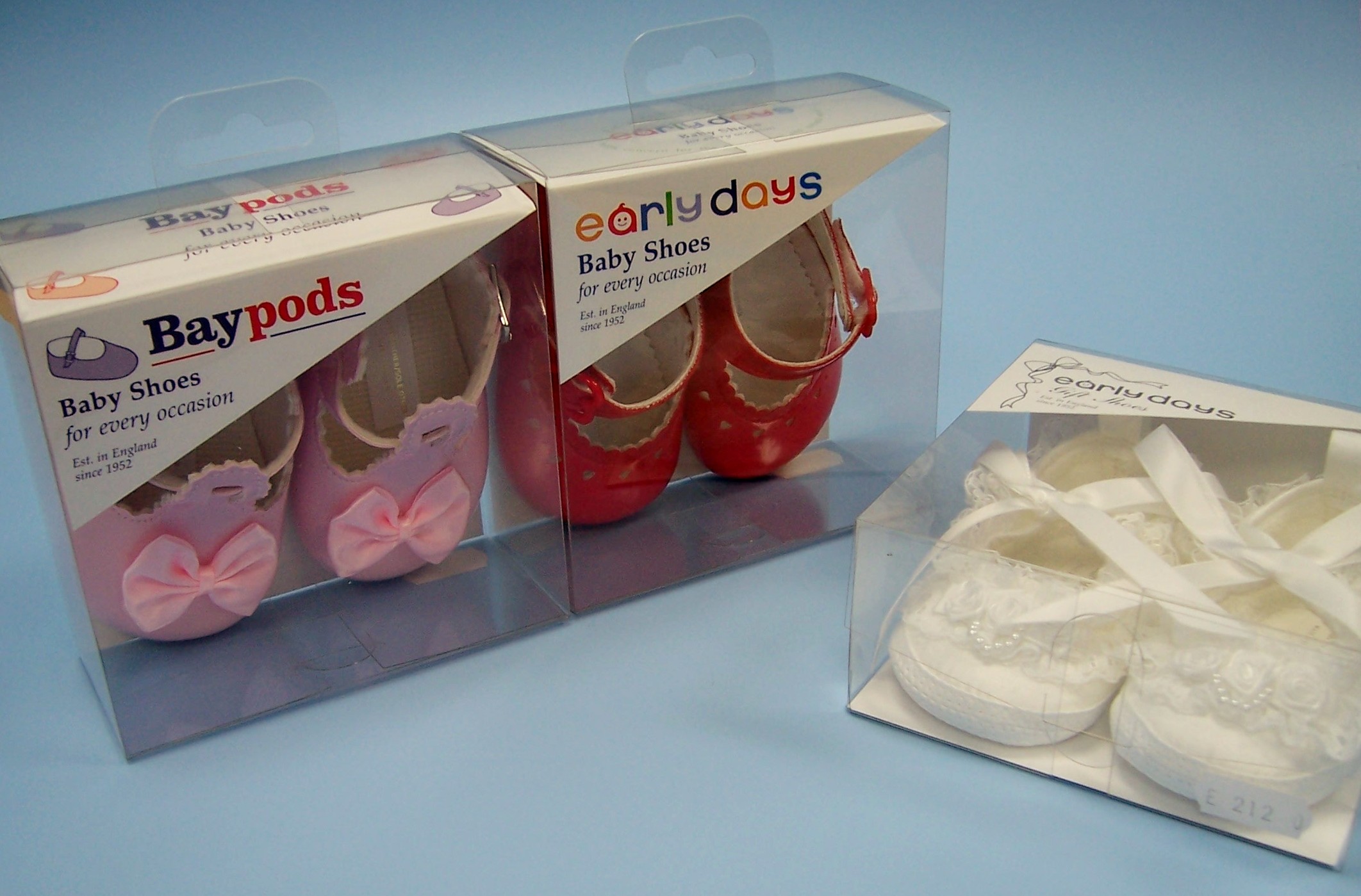 plastic box for baby shoe packaging and other baby product