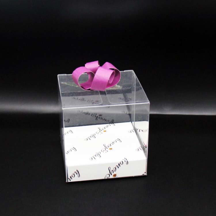 clear custom plastic boxes for wedding favors favor box PVC box packaging