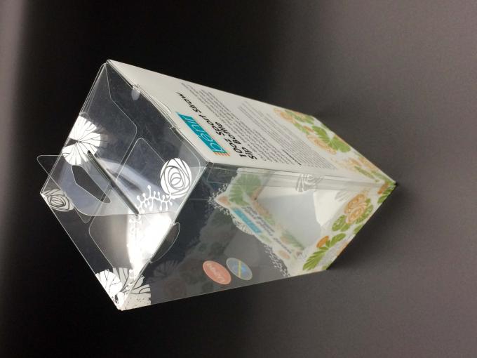 PET cartons clear acetate gift boxes custom printed flat folding boxes