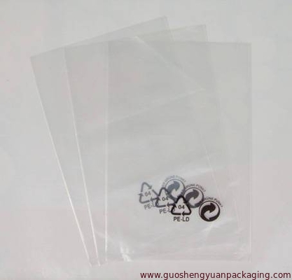 PE flat bag clear/printing for electronics packaging