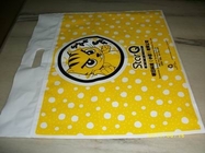 Printing LDPE/HDPE plastic handbag 30*30cm with ziplock for promotion packaging