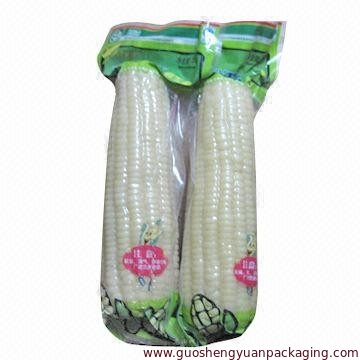 Corn packing vacuum bags, used for food packing, customized printings are accepted