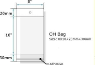 plastic header bags OPP bags plastic handle bags wholesale transparent bag manufacture