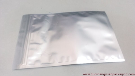 China aluminium foil bag plastic bag laminated foil packaging zip-lock bags supplier