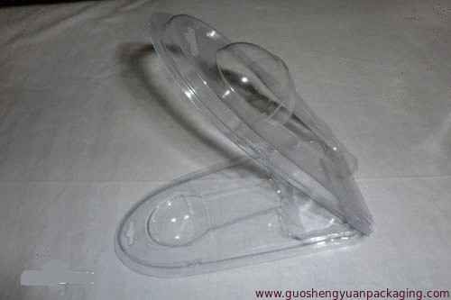 good quality plastic PVC clear double clamshell  packaging in customized size wholesale from China