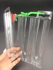 good quality clear folding up blister packaging in PVC material manufacture in China with hanger for packaging gift