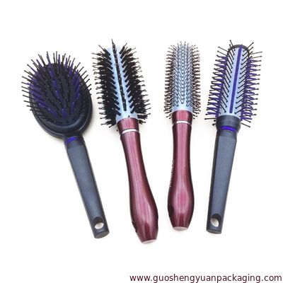 Professional square hair comb natural curling brush hair care tools styling brush for barber shops massage hair comb