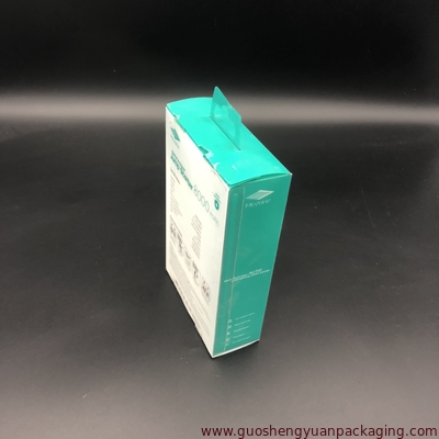 electronics clear packaging box in size 81*31*150mm with hook