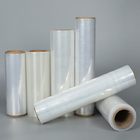 China plastic clear LLDPE stretch film protection packaging hand wrap shrink film