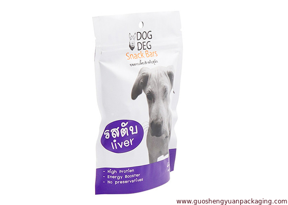 factory plastic bag PET food stand up bags pouch bags customized dog food packaging bag