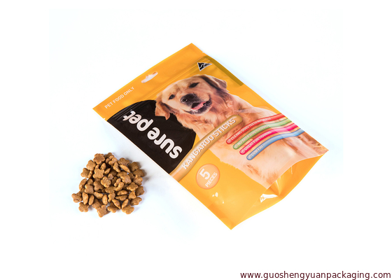 factory plastic bag PET food stand up bags pouch bags customized dog food packaging bag