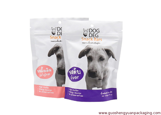 factory plastic bag PET food stand up bags pouch bags customized dog food packaging bag