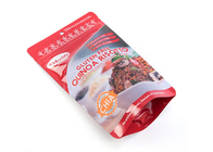 Factory printing Stand up zip lock food grade packaging bag with clear window front