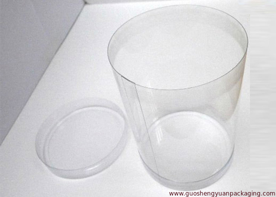 Factory plastic clear cylinder for toy packaging gift packaging round tube container