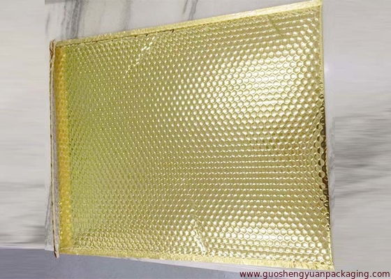 large golden bubble waterproof bag in size 50*60CM for gift packaging