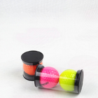 Factory Extrusion  Plastic clear round tube extrusion tube end with black cap round cylinder