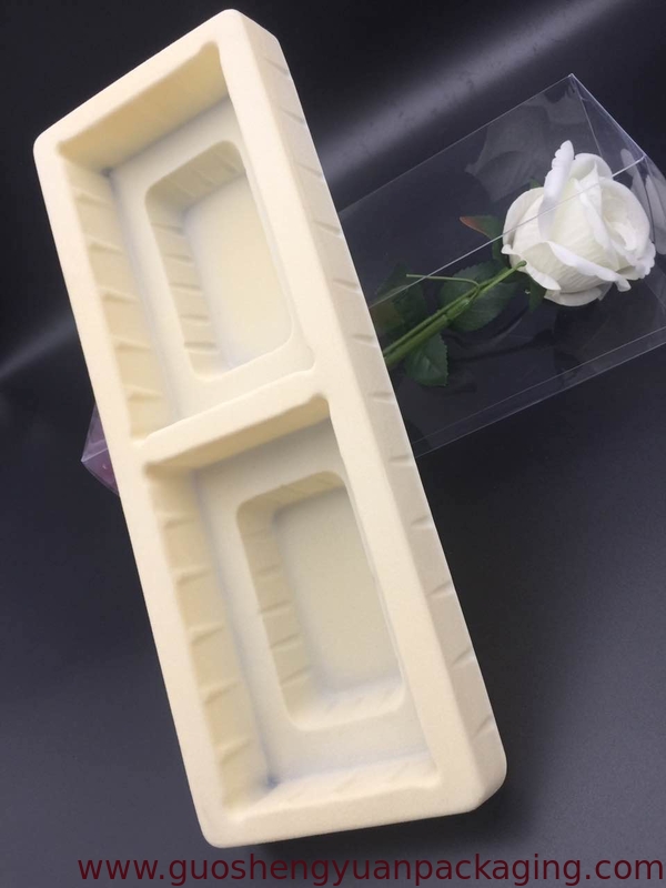 plastic blocking blister packaging tray 12*32.3*5cm for packaging wine bottle