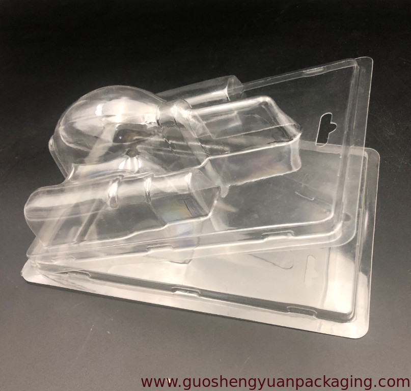 good quality plastic PVC clear doubling clamshell  packaging in customized size wholesale from China
